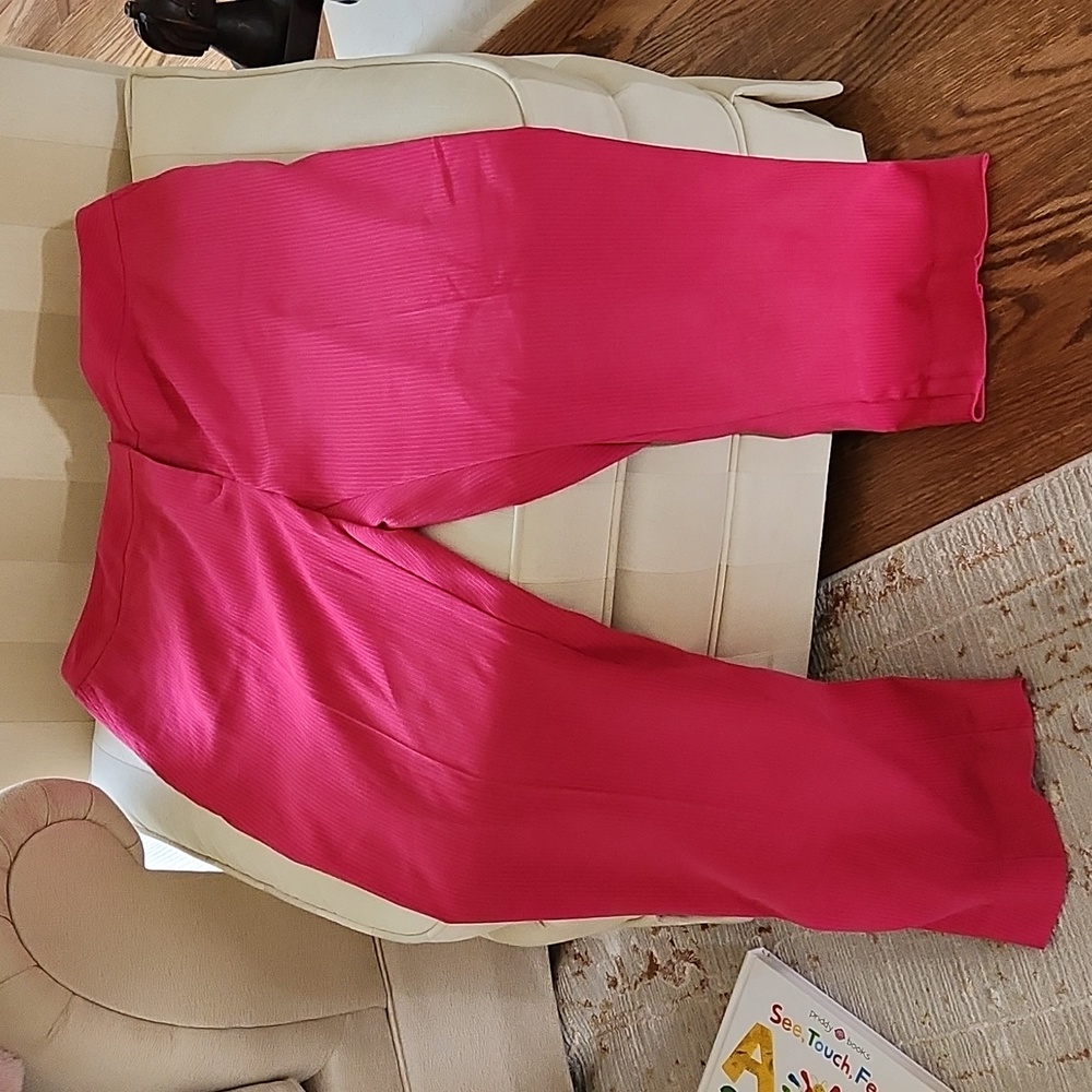 Hot pink trouser size 16.